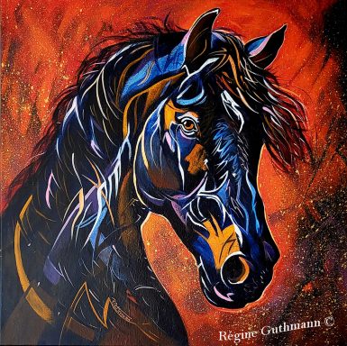GALAXIE (Le cheval bleu)